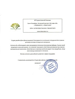 Гудков А. О., руководитель студии дизайна «Дока-Декор»